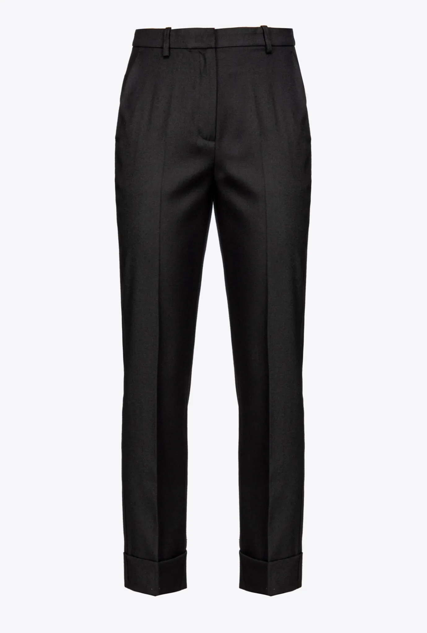 Pantalons|PINKO Pantalon En Flanelle Noir Limousine