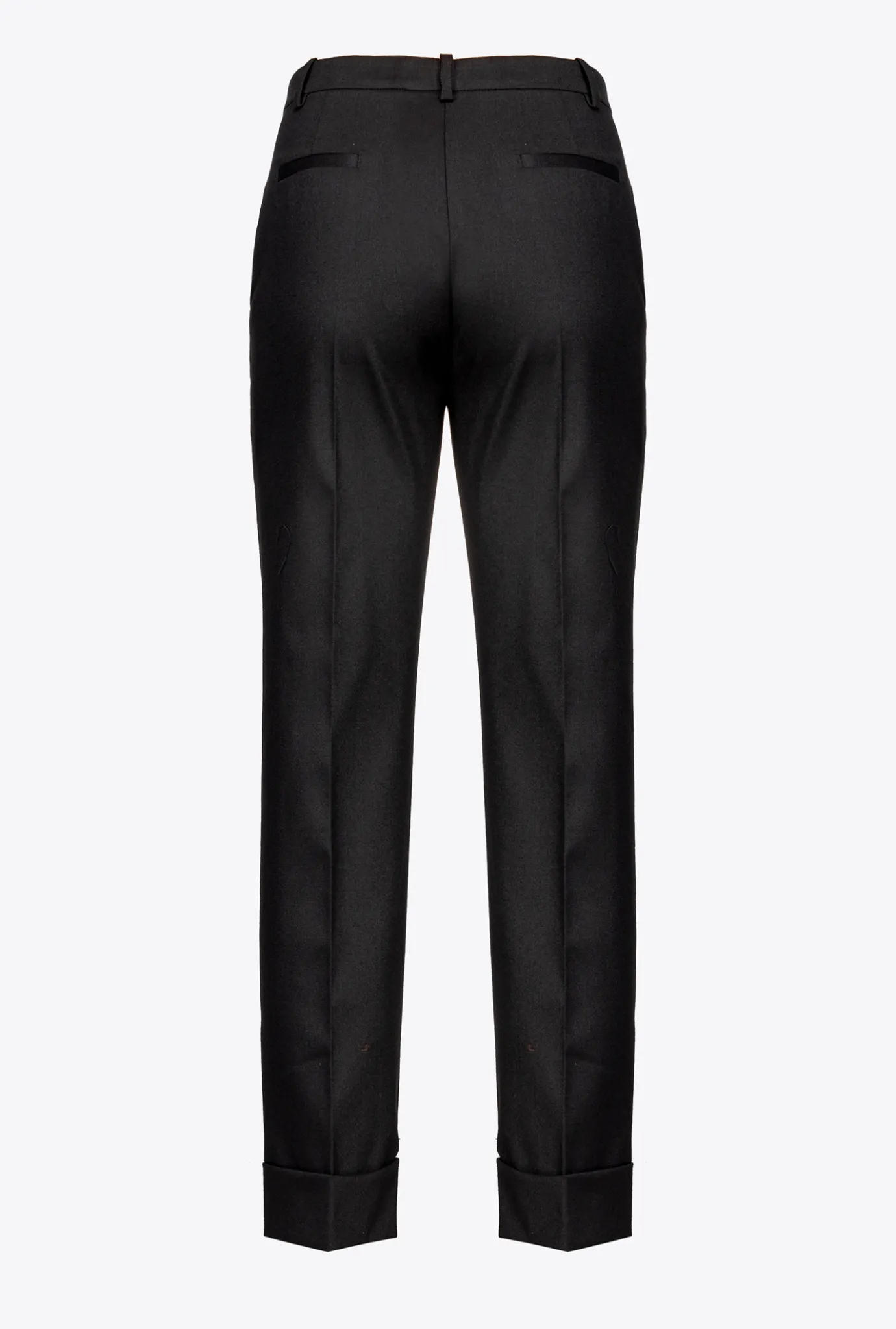 Pantalons|PINKO Pantalon En Flanelle Noir Limousine