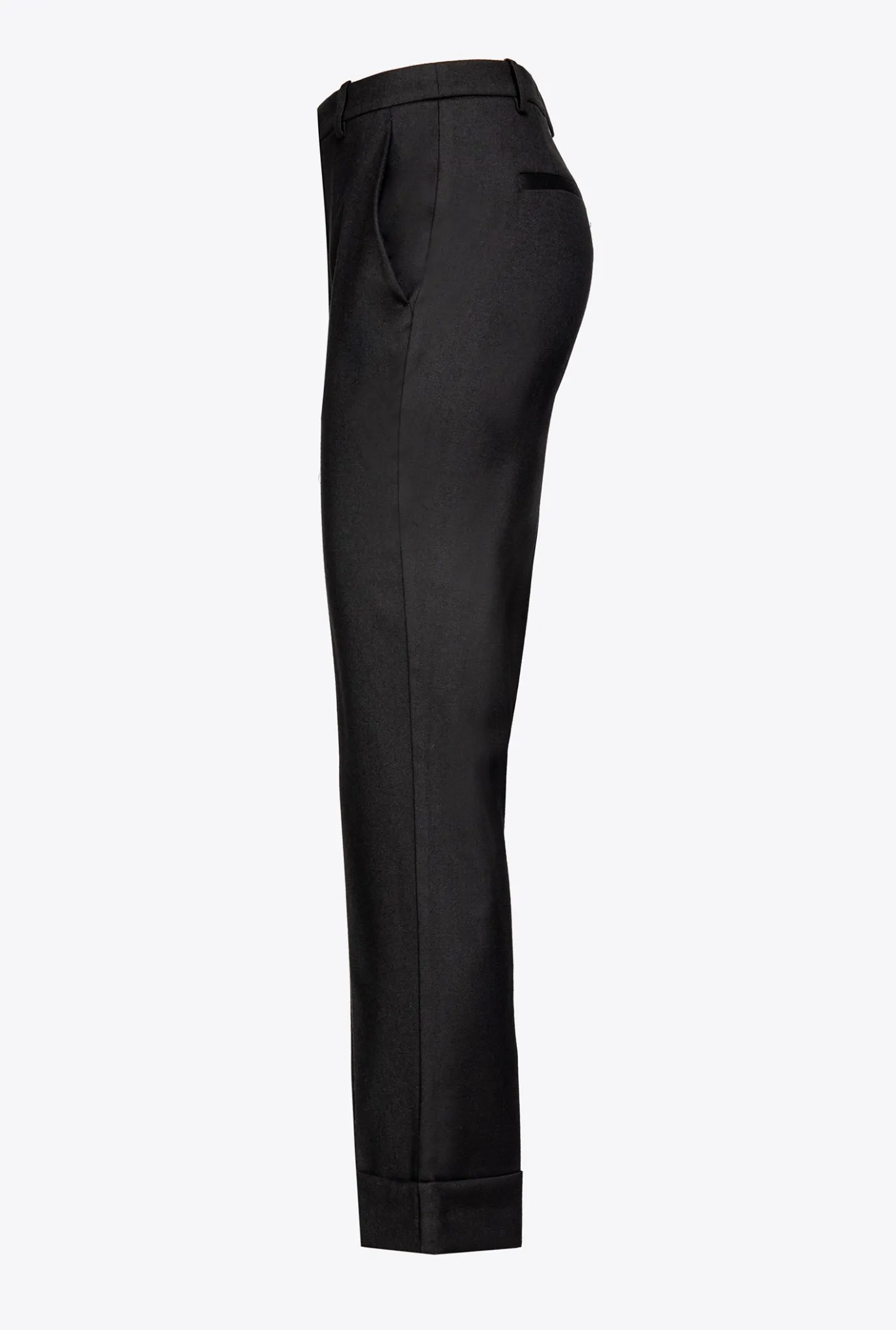 Pantalons|PINKO Pantalon En Flanelle Noir Limousine