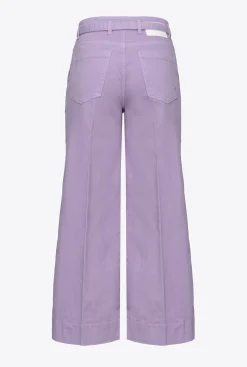 Jeans|PINKO Pantalon Flare Ceinture Violet