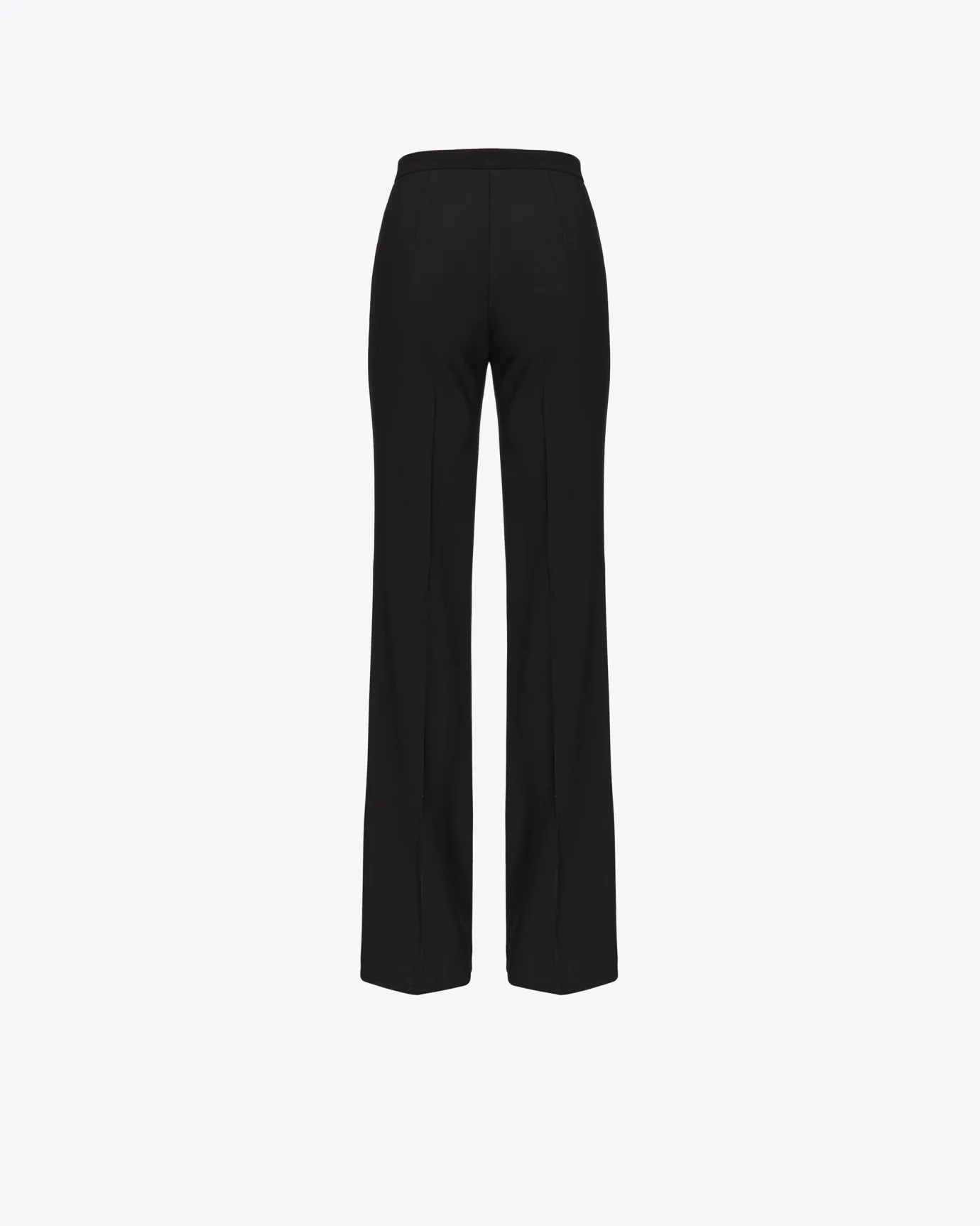 Tailleurs Et Ensembles|PINKO Pantalon Flare Stretch Noir Limousine