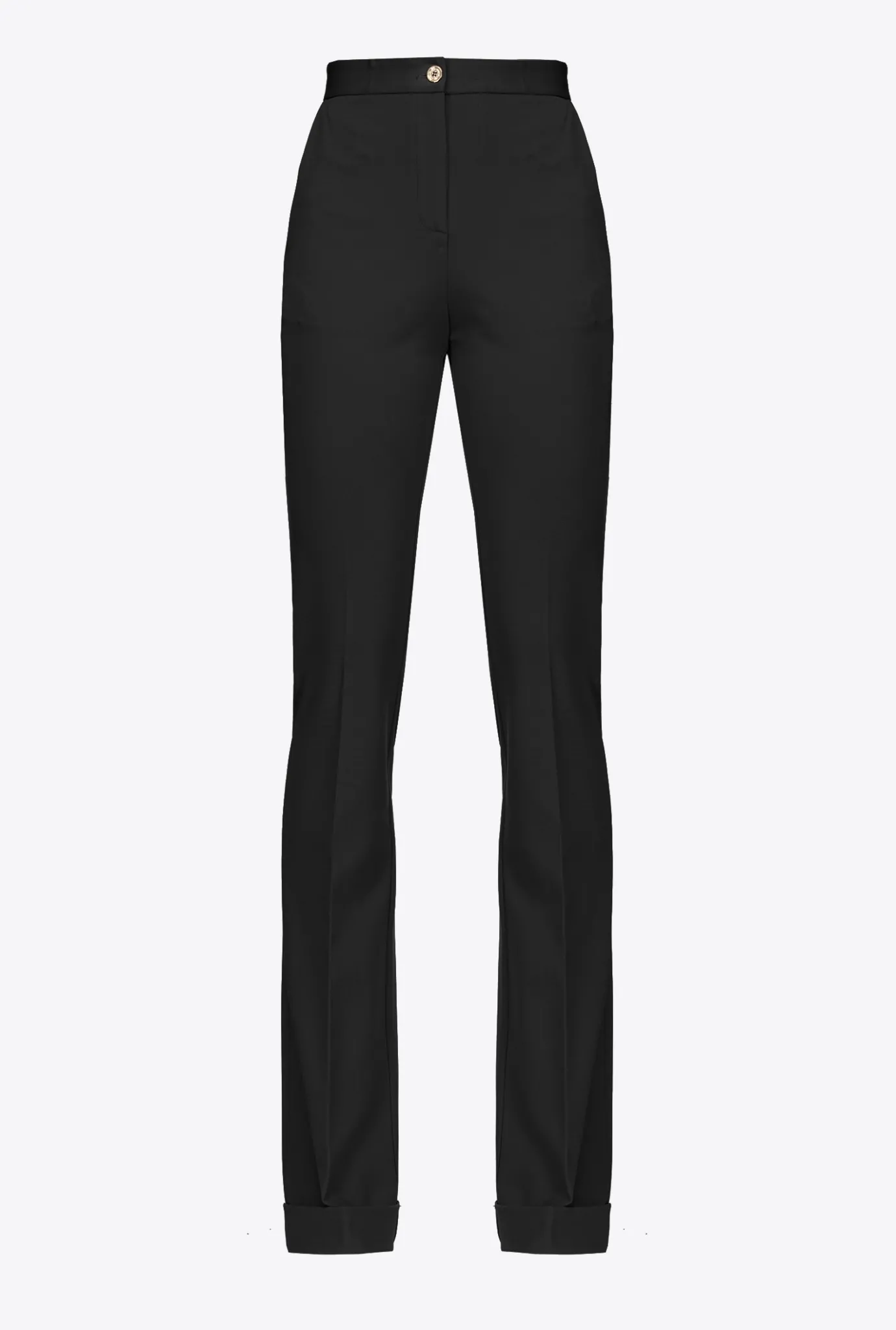 Pantalons|PINKO Pantalon Flare Taille Haute Noir Limousine