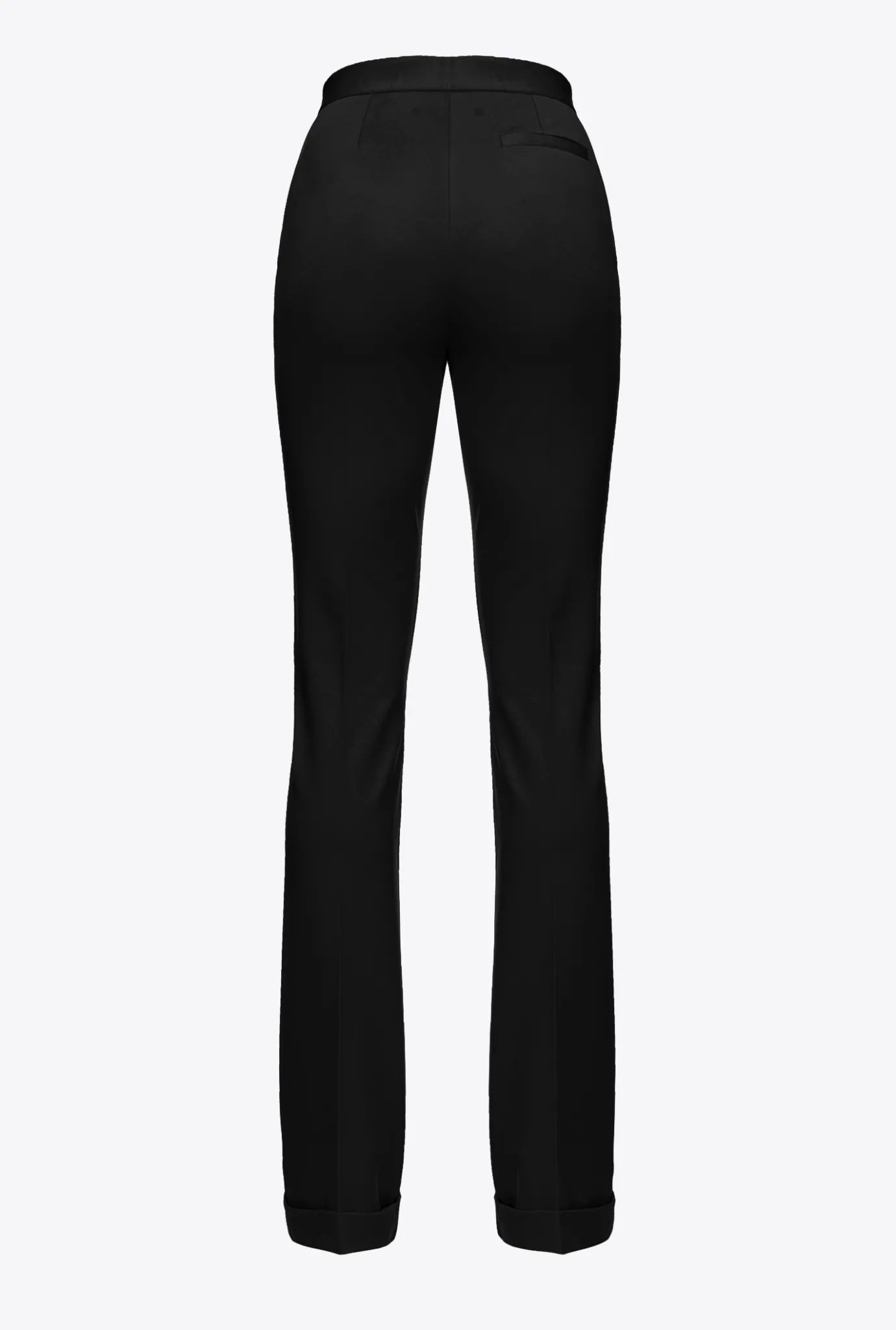 Pantalons|PINKO Pantalon Flare Taille Haute Noir Limousine