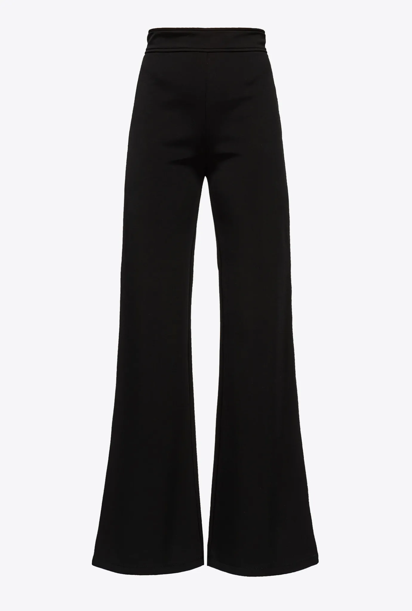 Tailleurs Et Ensembles|PINKO Pantalon Pattes D'Elephant Noir Limousine