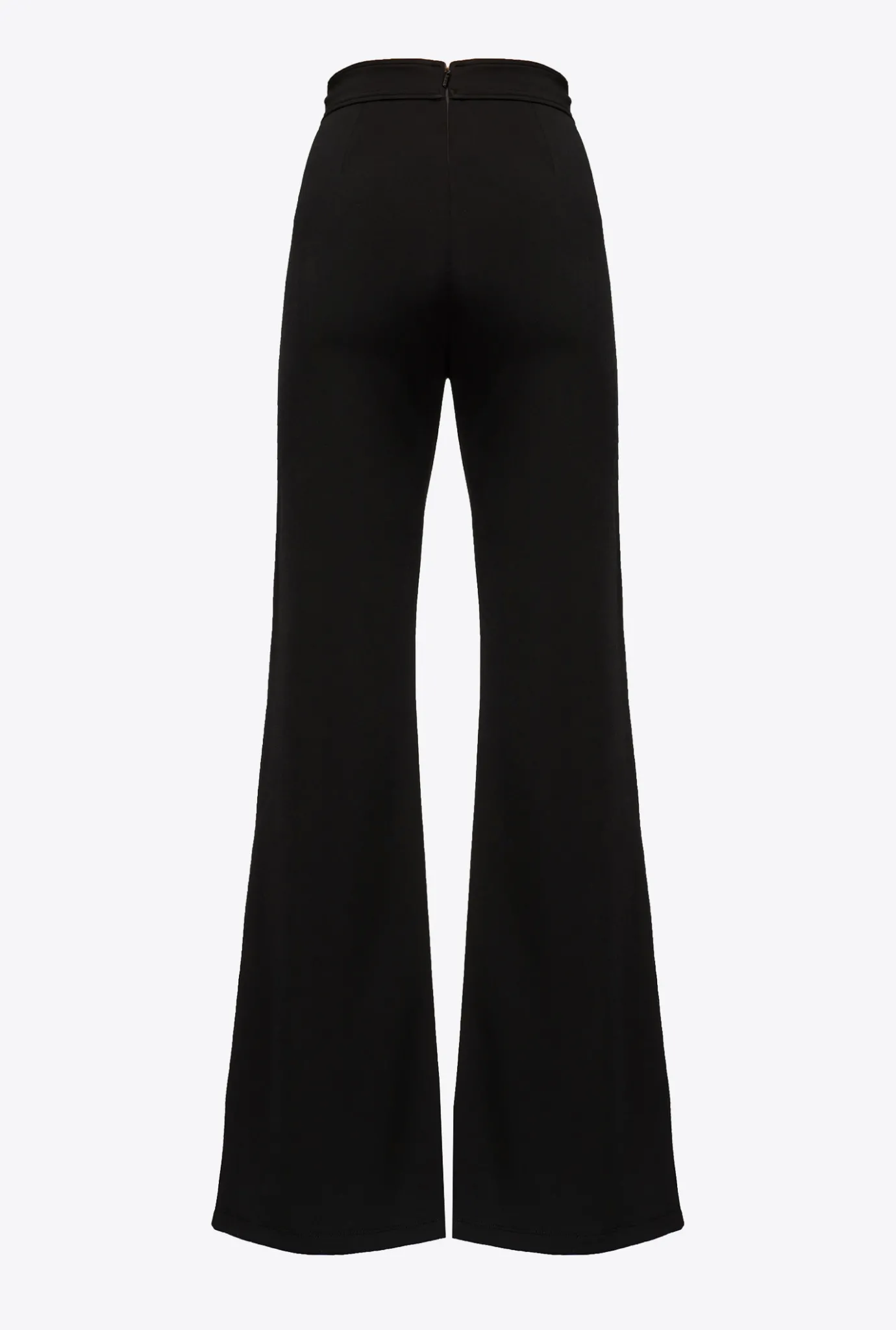 Tailleurs Et Ensembles|PINKO Pantalon Pattes D'Elephant Noir Limousine