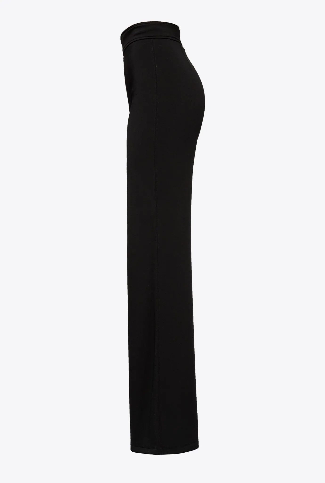 Tailleurs Et Ensembles|PINKO Pantalon Pattes D'Elephant Noir Limousine