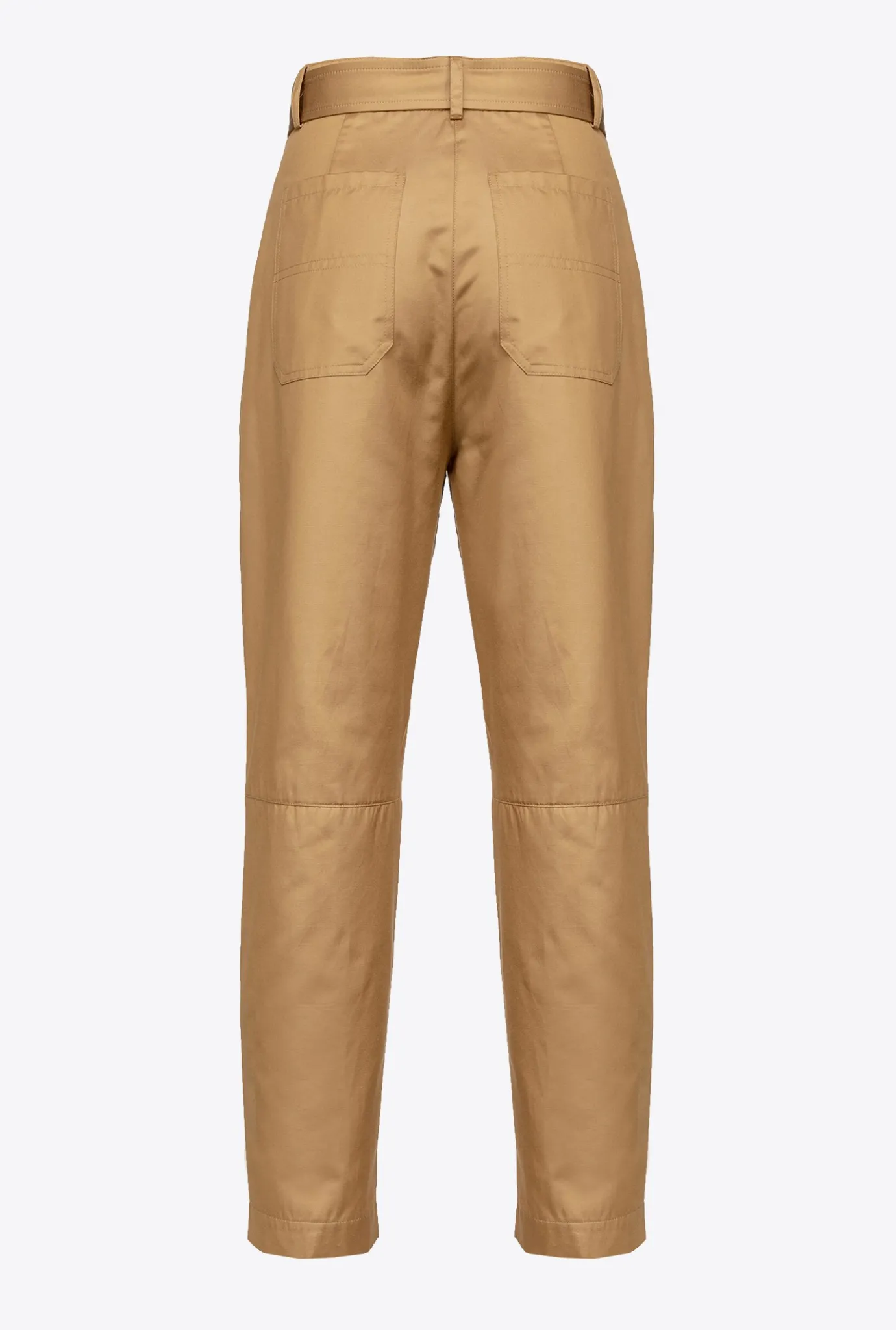 Pantalons|PINKO Pantalon Zippe En Bas Moutarde