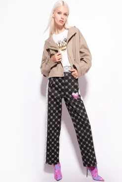 Vêtements D'extérieur|PINKO Parka Courte A Lacets Boa