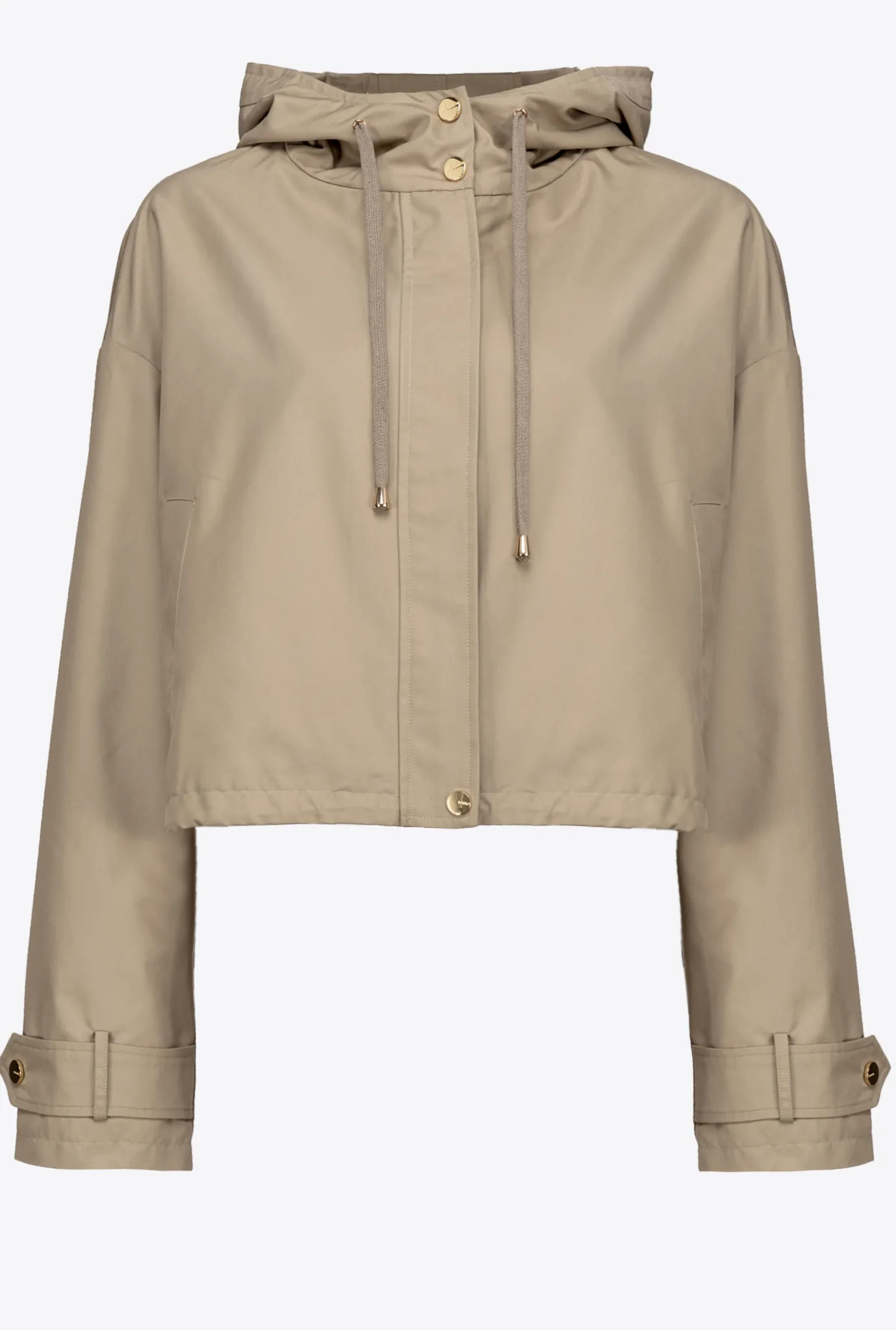 Vêtements D'extérieur|PINKO Parka Courte A Lacets Boa
