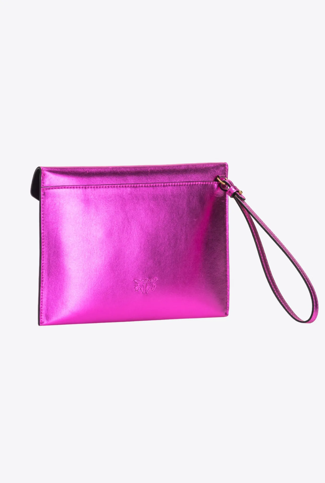 Sacs De Soirée|PINKO Pochette Flat Bag Lamee Rose Pinko-Or Antique