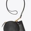 Maroquinerie|PINKO Pochettes Tour De Cou En Cuir Noir-Vieil Or