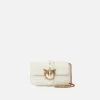 Sacs À Bandoulière|PINKO Pocket Love Bag One Simply Blanc+Blanc-Or Antique