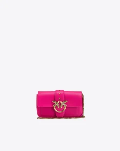Sacs À Bandoulière|PINKO Pocket Love Bag One Simply Rose Pinko-Or Antique