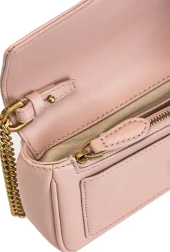 Sacs À Bandoulière|PINKO Pocket Love Bag Simply Rose/Rose Poudre-Or Antique
