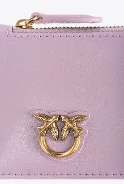Maroquinerie|PINKO Porte-Cartes Zippe Iris-Or Antique