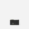 Maroquinerie|PINKO Porte-Cartes Zippe A Motif En Chevrons Noir-Vieil Or