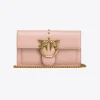 Sacs À Bandoulière|PINKO Portefeuille Love Bag Simply Rose/Rose Poudre-Or Antique