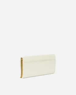 Sacs À Bandoulière|PINKO Portefeuille Love Bag Simply Blanc+Blanc-Or Antique