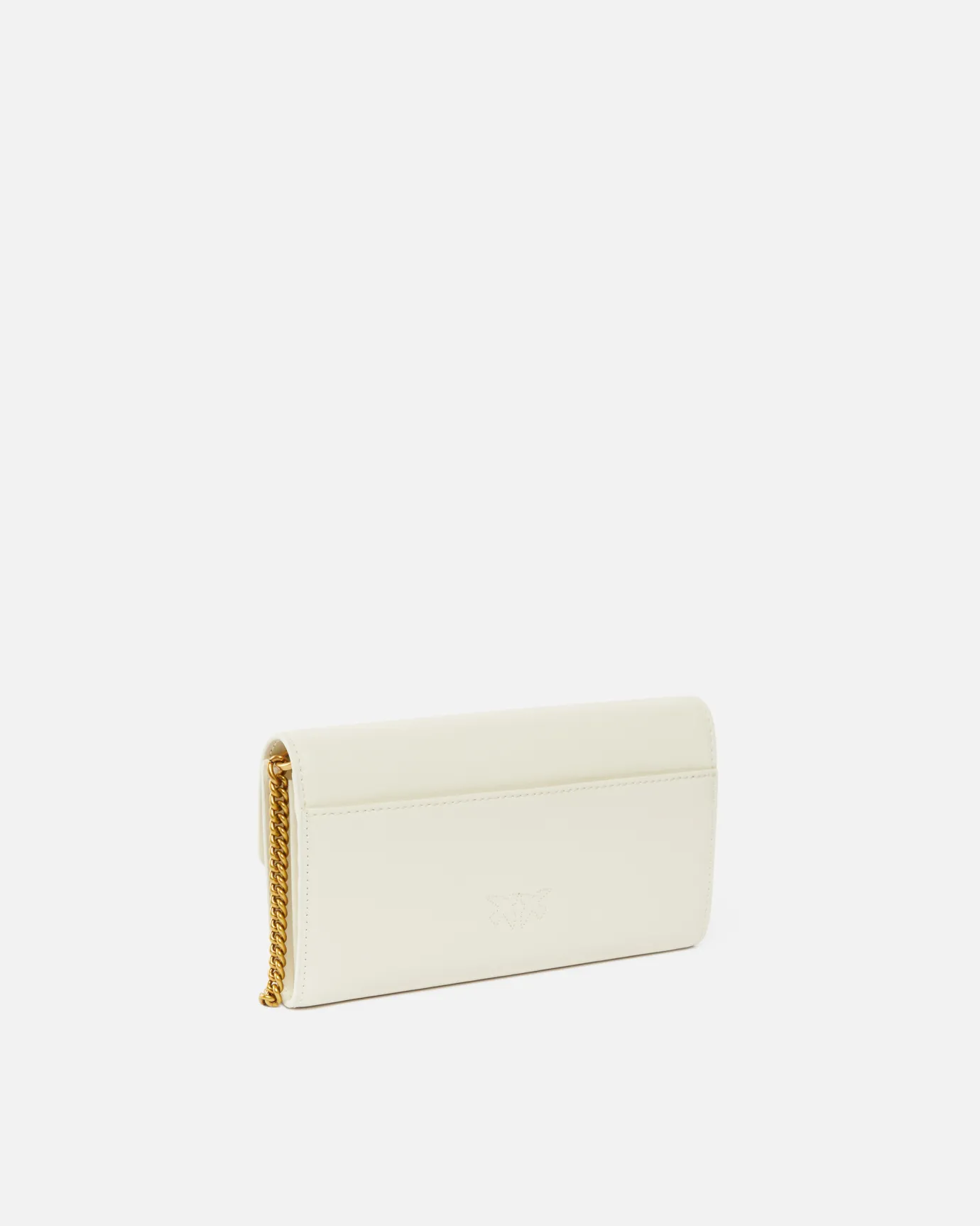 Sacs À Bandoulière|PINKO Portefeuille Love Bag Simply Blanc+Blanc-Or Antique