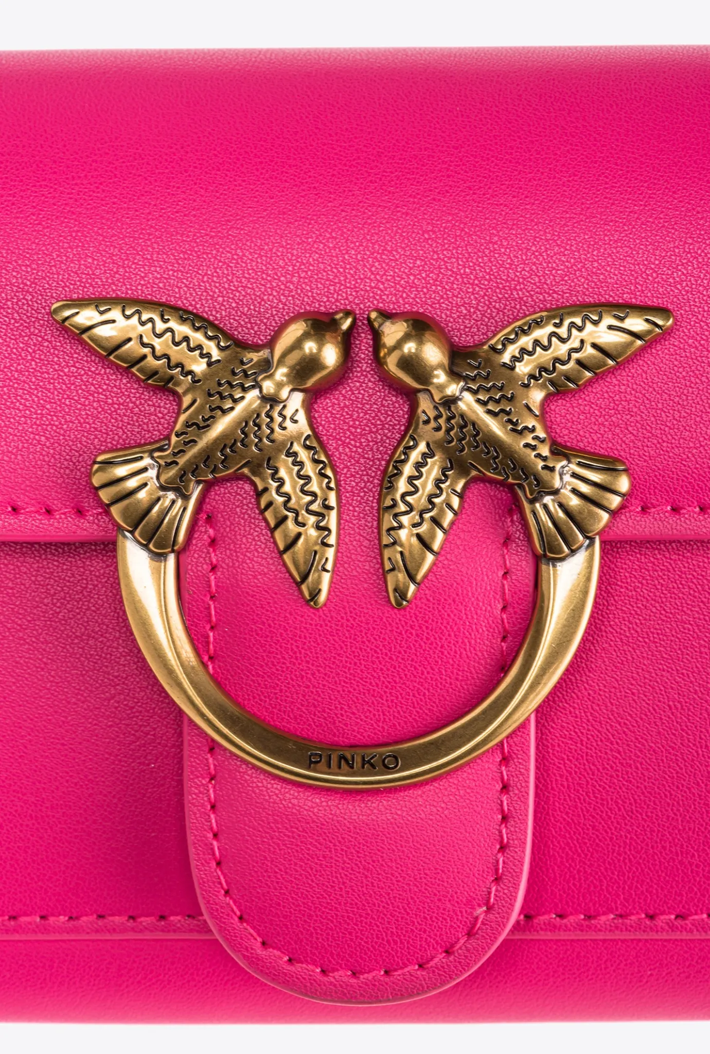 Maroquinerie|PINKO Portefeuille Love Bag Simply Rose Pinko-Or Antique