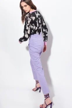 Pièces En Maille|PINKO Pull A Lapins Noir/Gris/Blanc