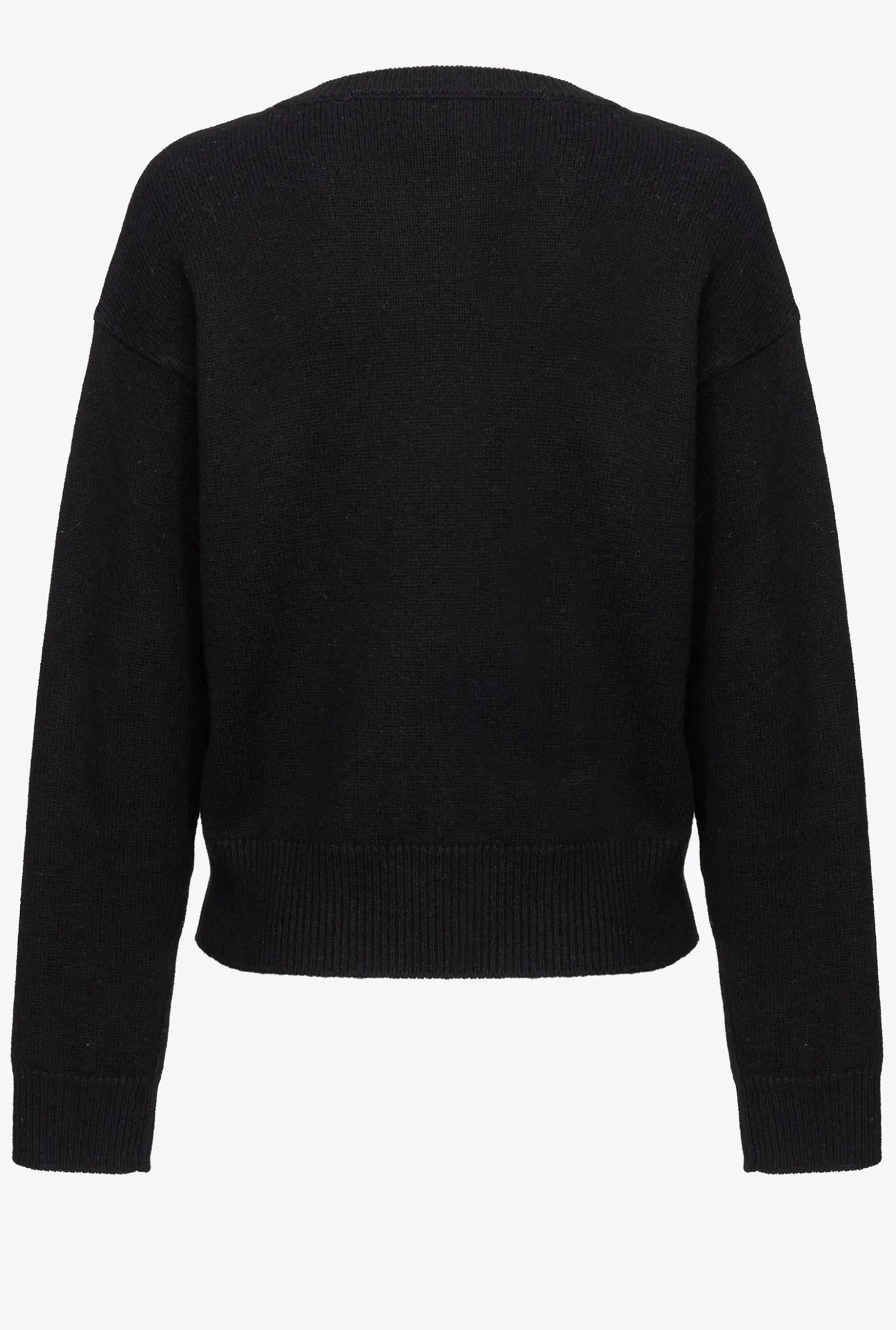 Pièces En Maille|PINKO Pull Love Birds Noir/Blanc
