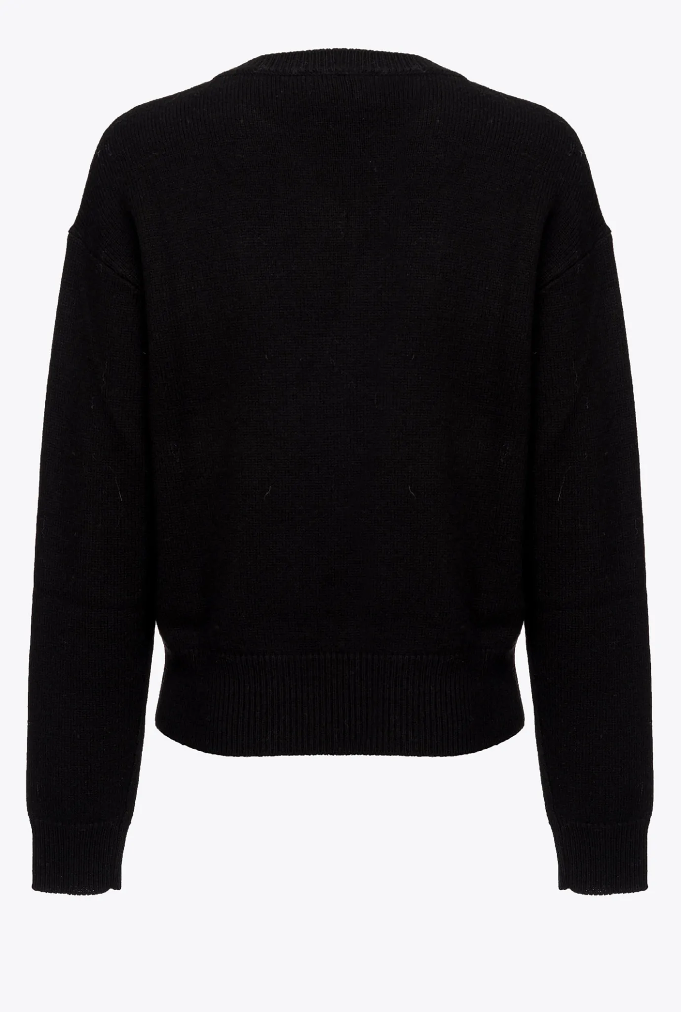Pièces En Maille|PINKO Pull Love Birds Noir/Blanc