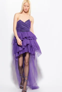 Robes|PINKO Robe Bustier En Tulle Liberte