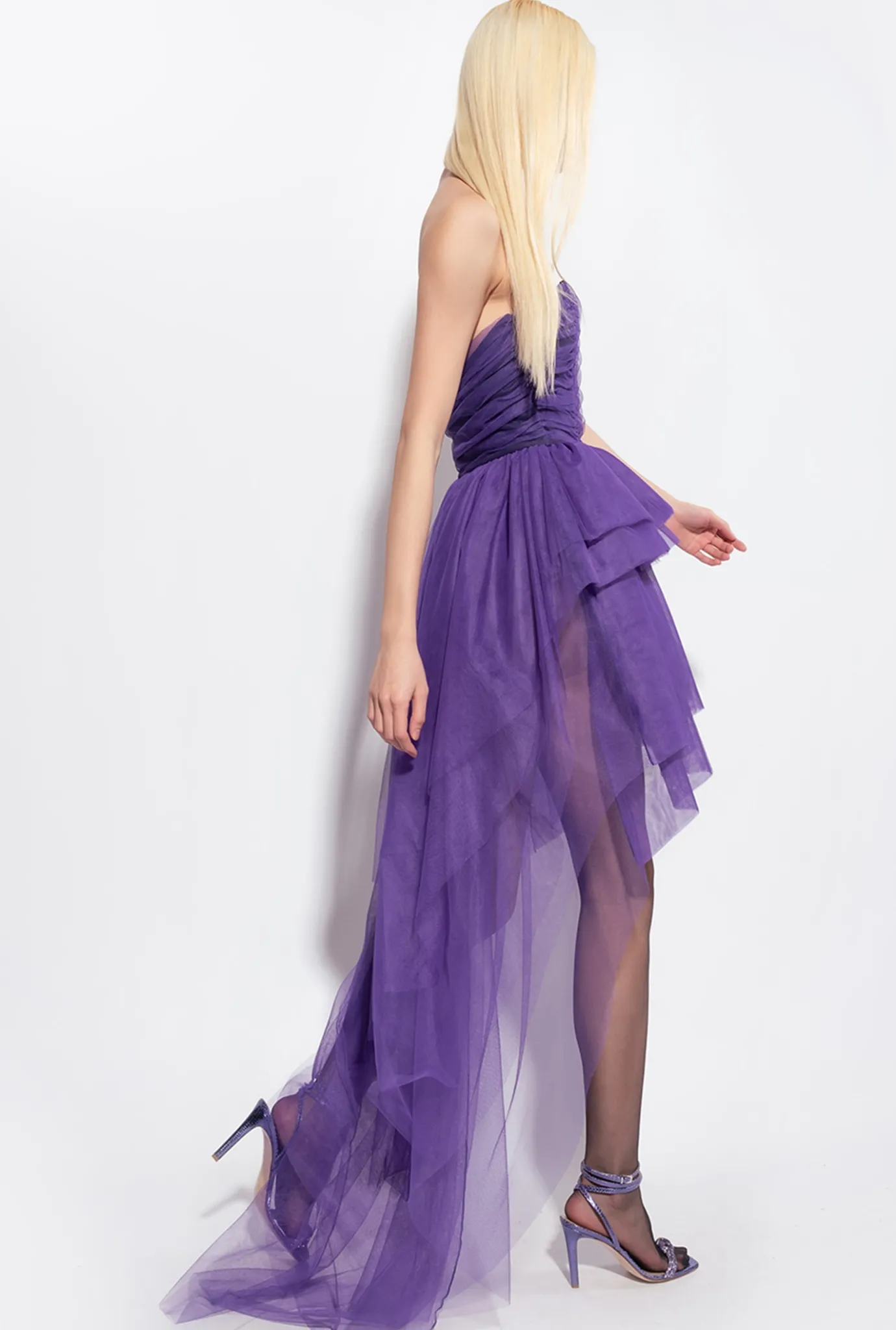 Robes|PINKO Robe Bustier En Tulle Liberte