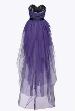 Robes|PINKO Robe Bustier En Tulle Liberte