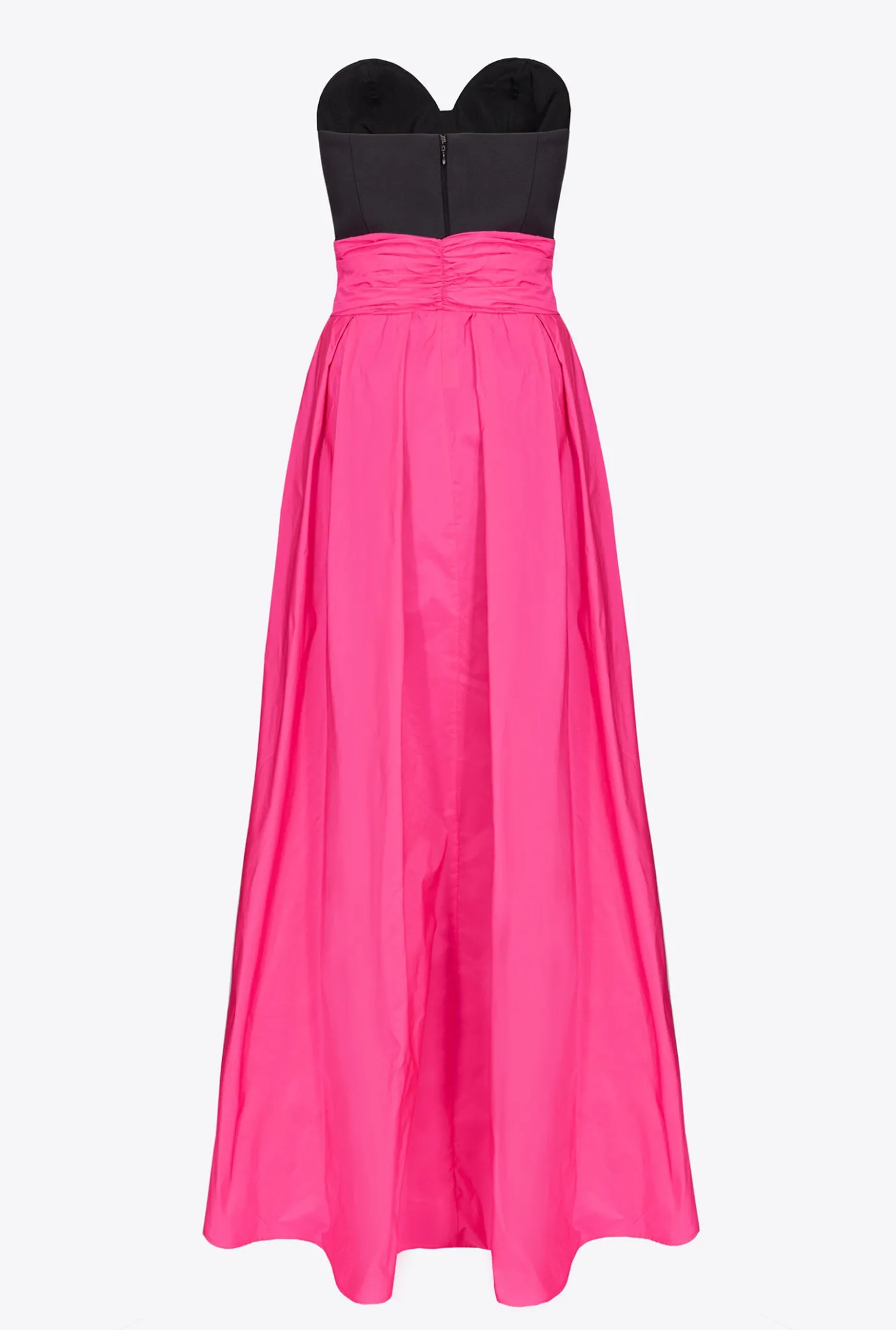 Robes|PINKO Robe Deux-Pièces Avec Combishort Noir/Fuchsia