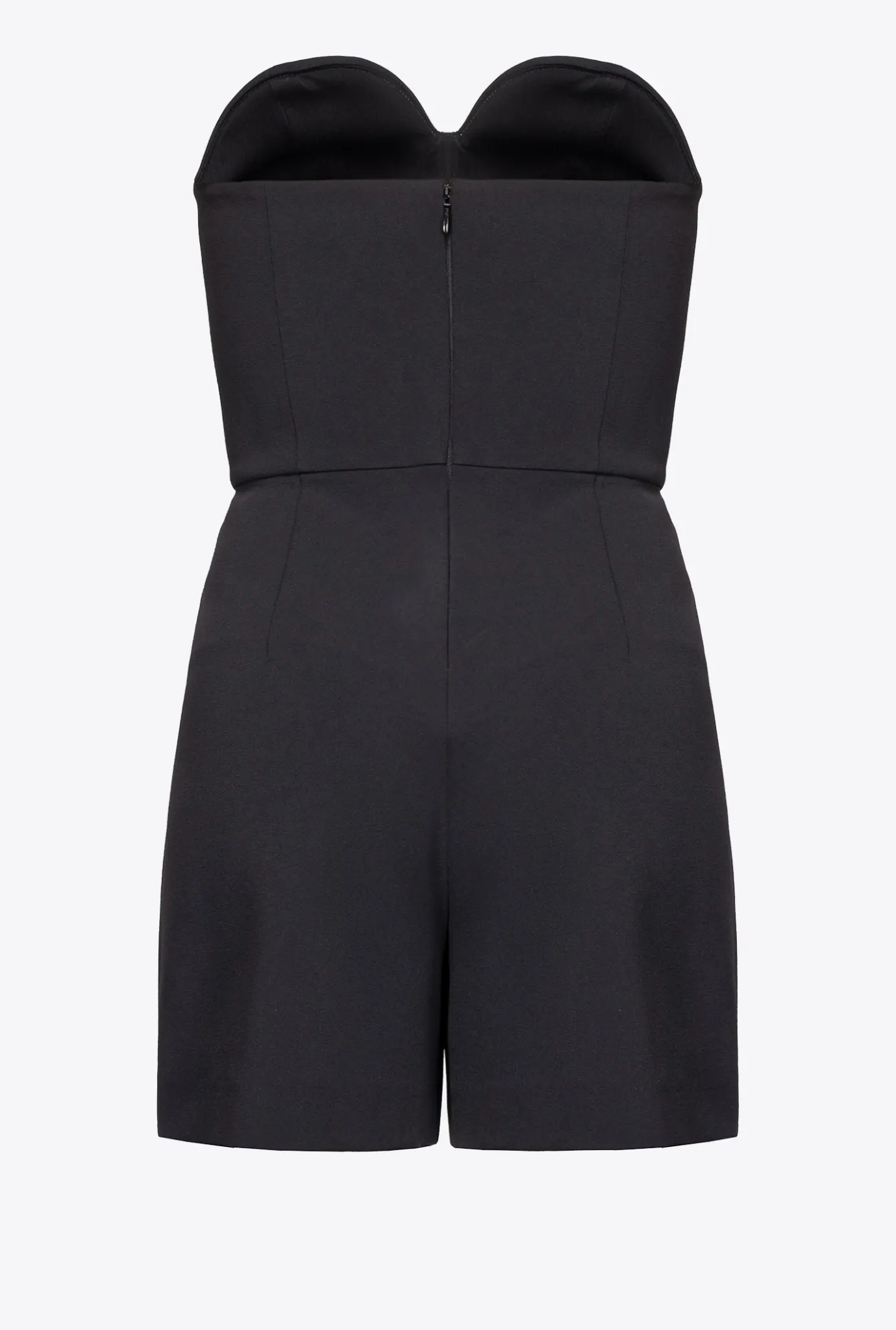 Robes|PINKO Robe Deux-Pièces Avec Combishort Noir/Fuchsia