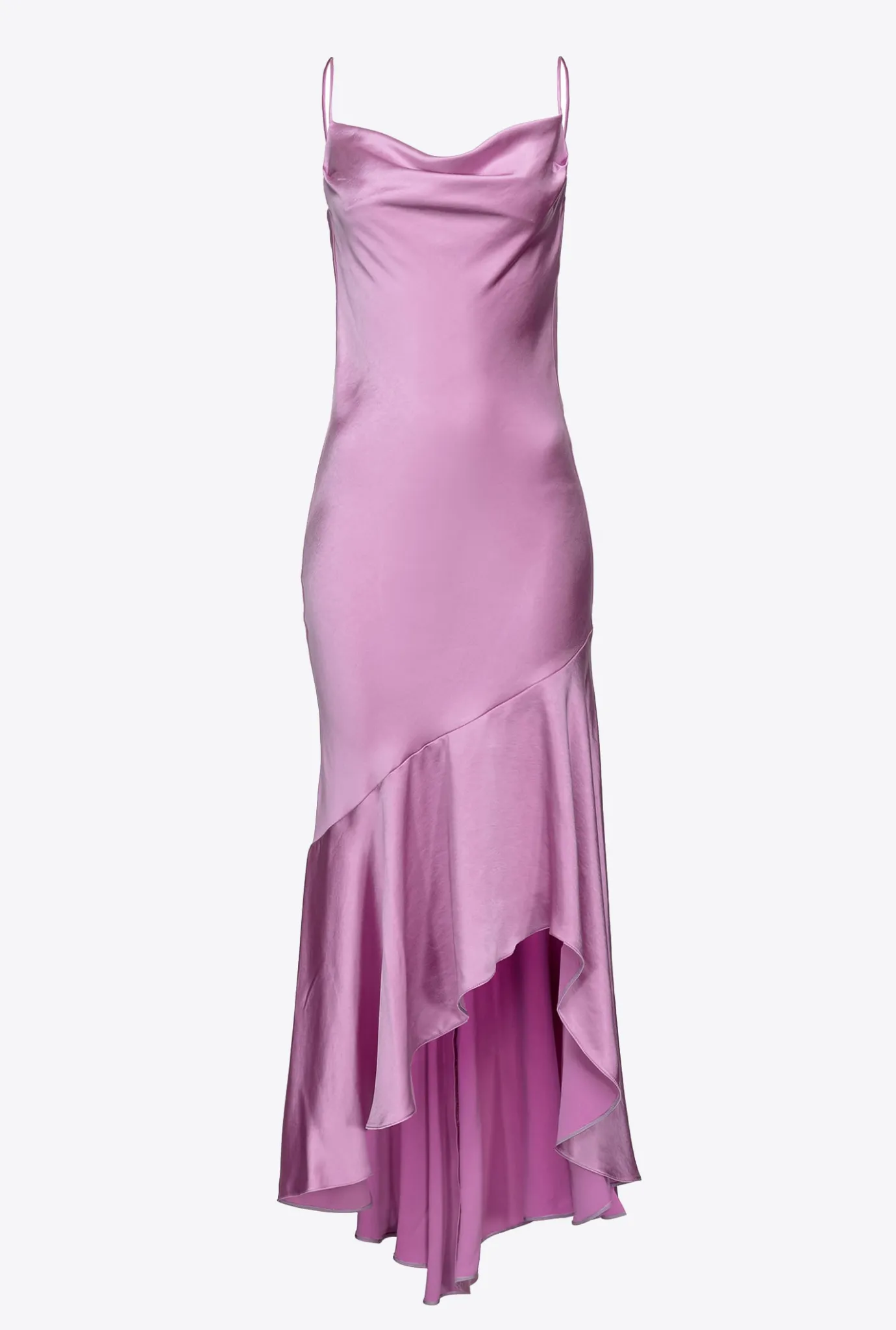 Robes|PINKO Robe En Satin Martele Orchidee