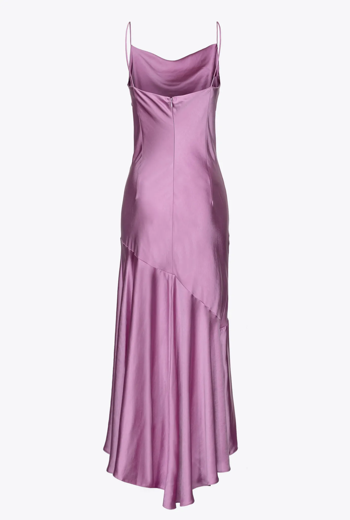 Robes|PINKO Robe En Satin Martele Orchidee