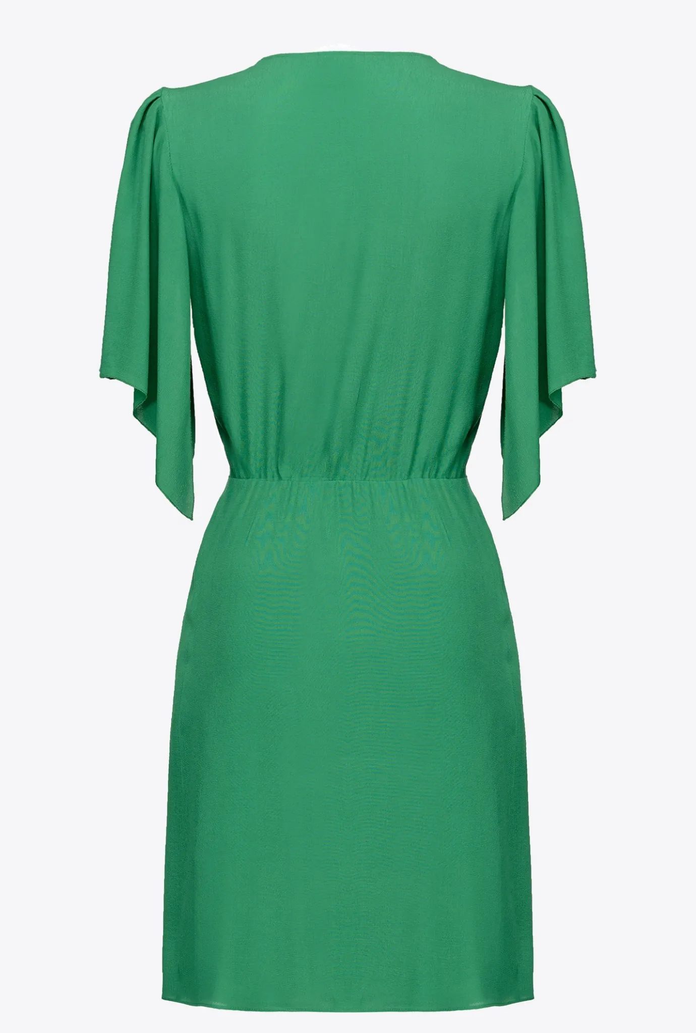 Robes|PINKO Robe Portefeuille En Crepe Marocain Amazonie