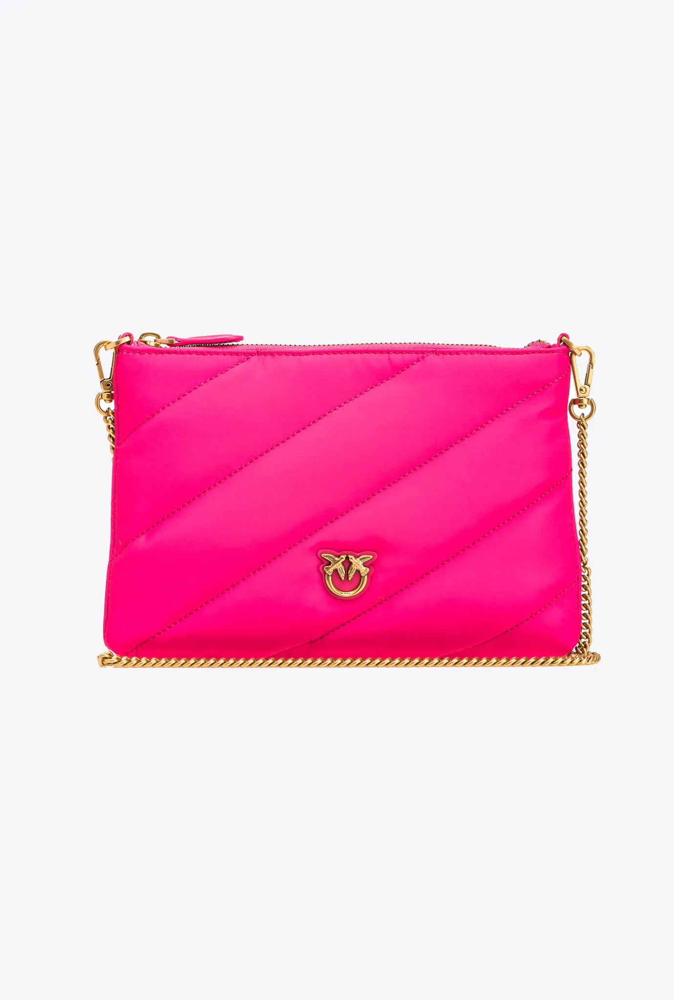 Sacs À Bandoulière|PINKO Sac A Bandoulière Flat Bag Recycled Rose Pinko-Or Antique