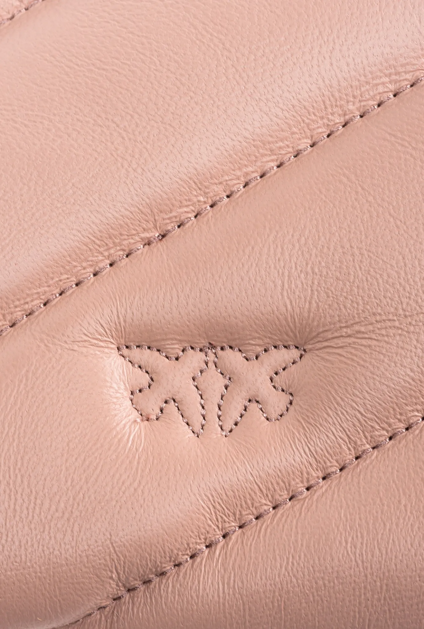 Sacs À Bandoulière|PINKO Sac A Bandoulière Flat Bag En Cuir Nappa Matelasse Rose/Rose Poudre-Or Antique