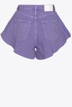 Jeans|PINKO Short Butterfly En Bull Lilas Lavande