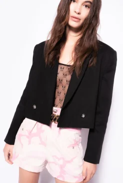 Jeans|PINKO Short Cargo Camouflage Rose Mult. Nude/Rose