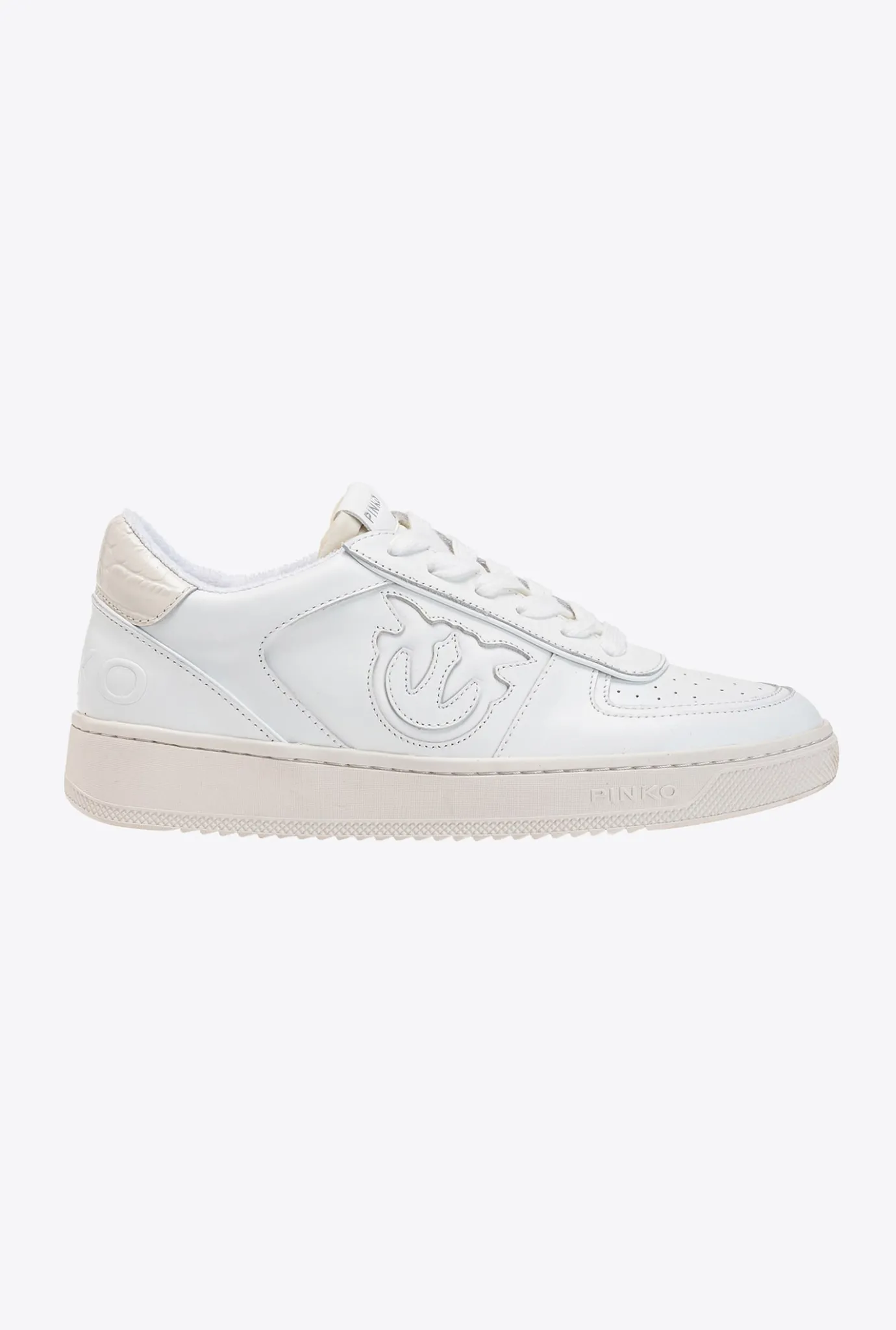 Chaussures|PINKO Sneakers A Empiecements Blanc Brill.