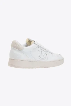 Chaussures|PINKO Sneakers A Empiecements Blanc Brill.
