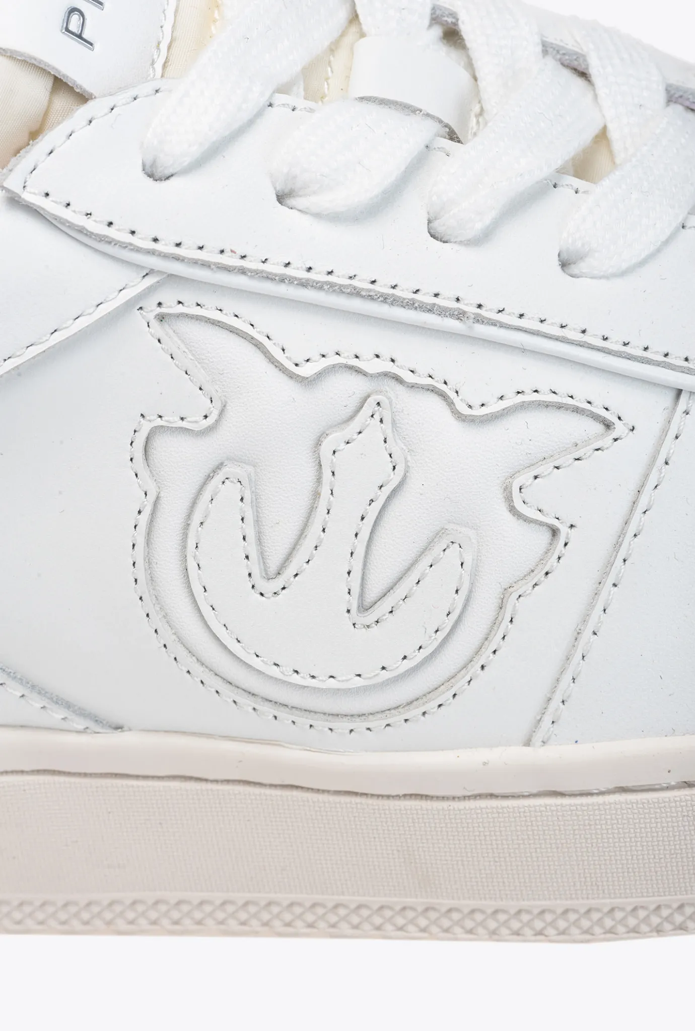 Chaussures|PINKO Sneakers A Empiecements Blanc Brill.