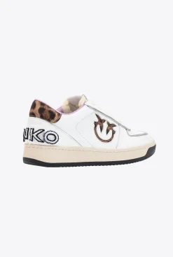 Chaussures|PINKO Sneakers A Empiecements Multi. Blanc/Beige