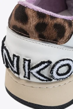 Chaussures|PINKO Sneakers A Empiecements Multi. Blanc/Beige