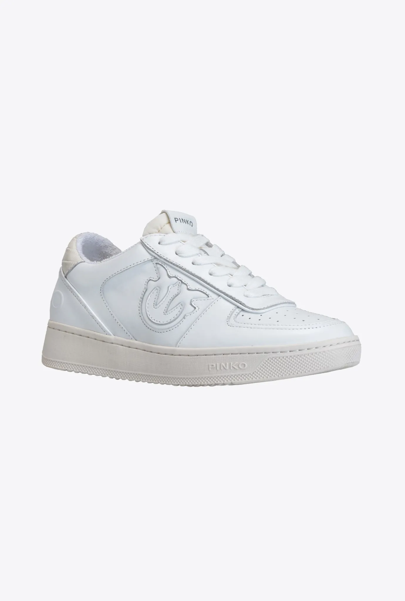 Chaussures|PINKO Sneakers Baskets A Empiecements Blanc Brill.