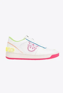 Chaussures|PINKO Sneakers Neon Blanc/Fuchsia Fluo