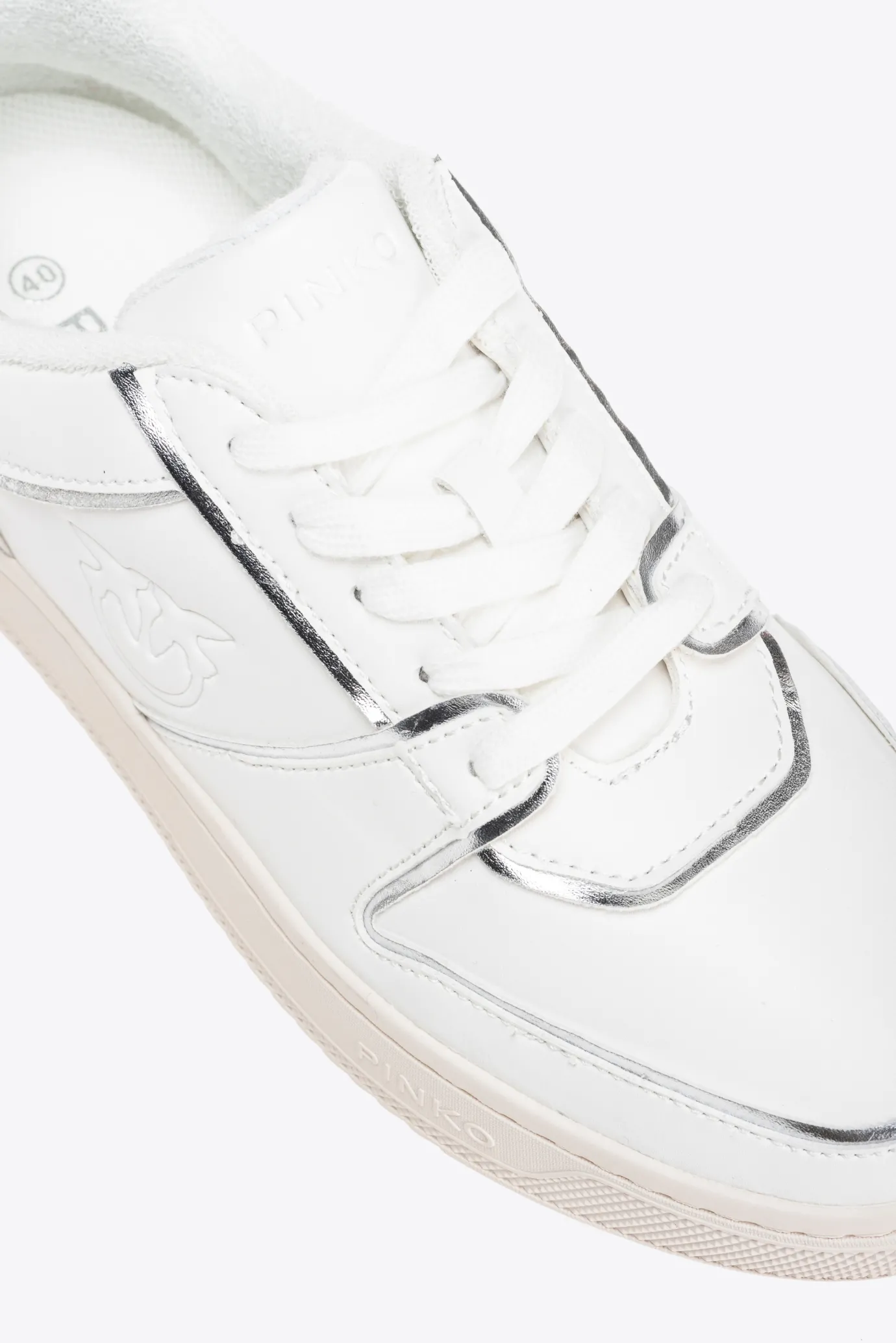 Chaussures|PINKO Sneakers | Acbc Blanc/Argent