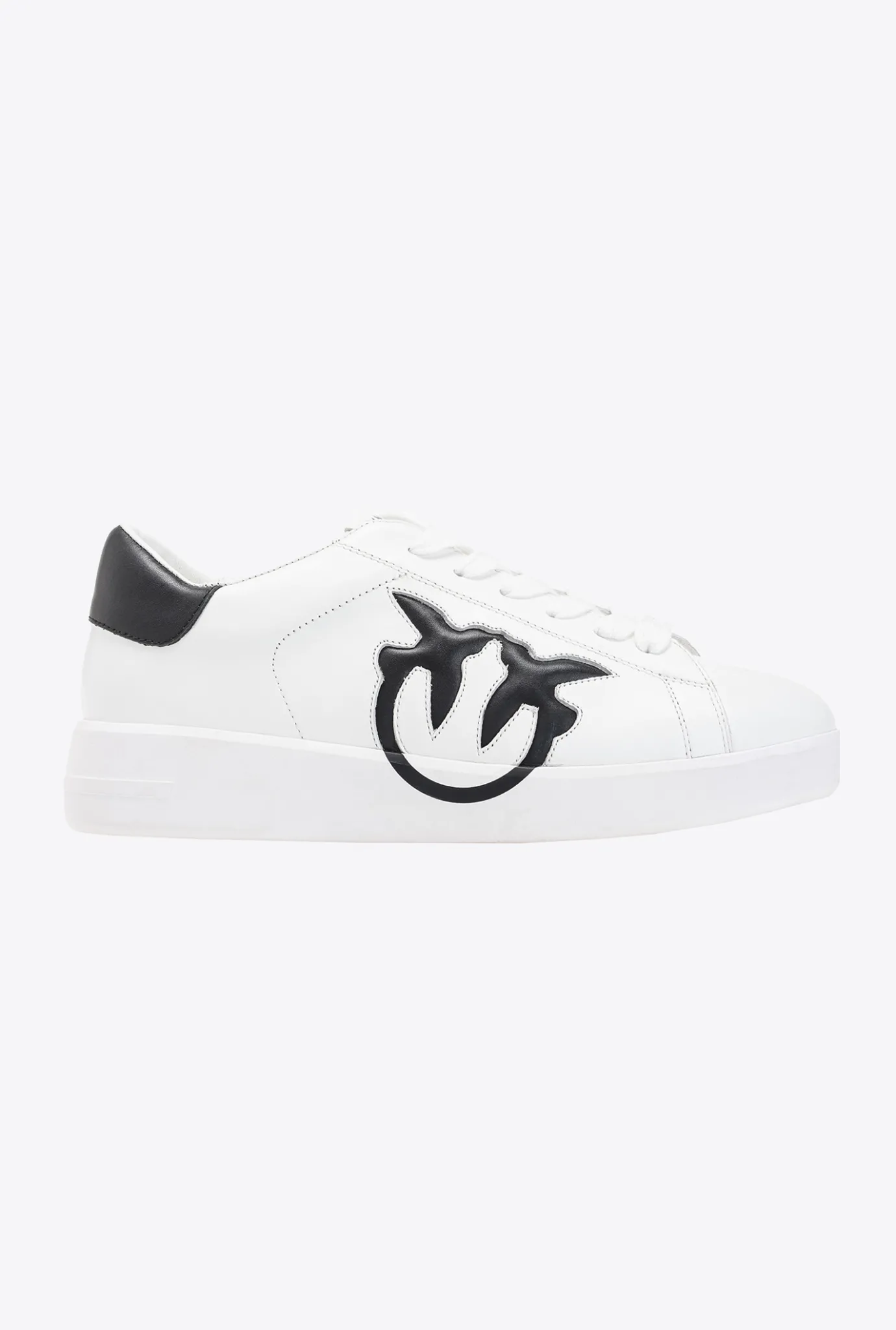 Chaussures|PINKO Sneakers Plates A Logo Blanc/Noir