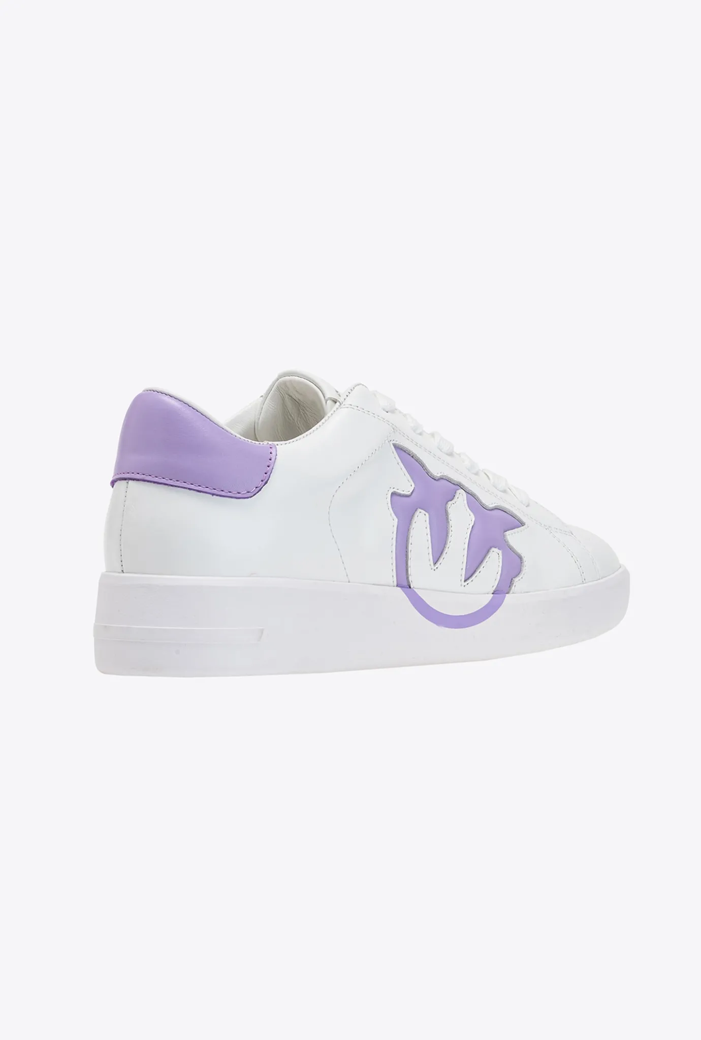 Chaussures|PINKO Sneakers Plates A Logo Blanc/Lilas