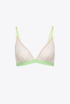 Lingerie|PINKO Soutien Gorge Triangle En Dentelle Rose/Vert